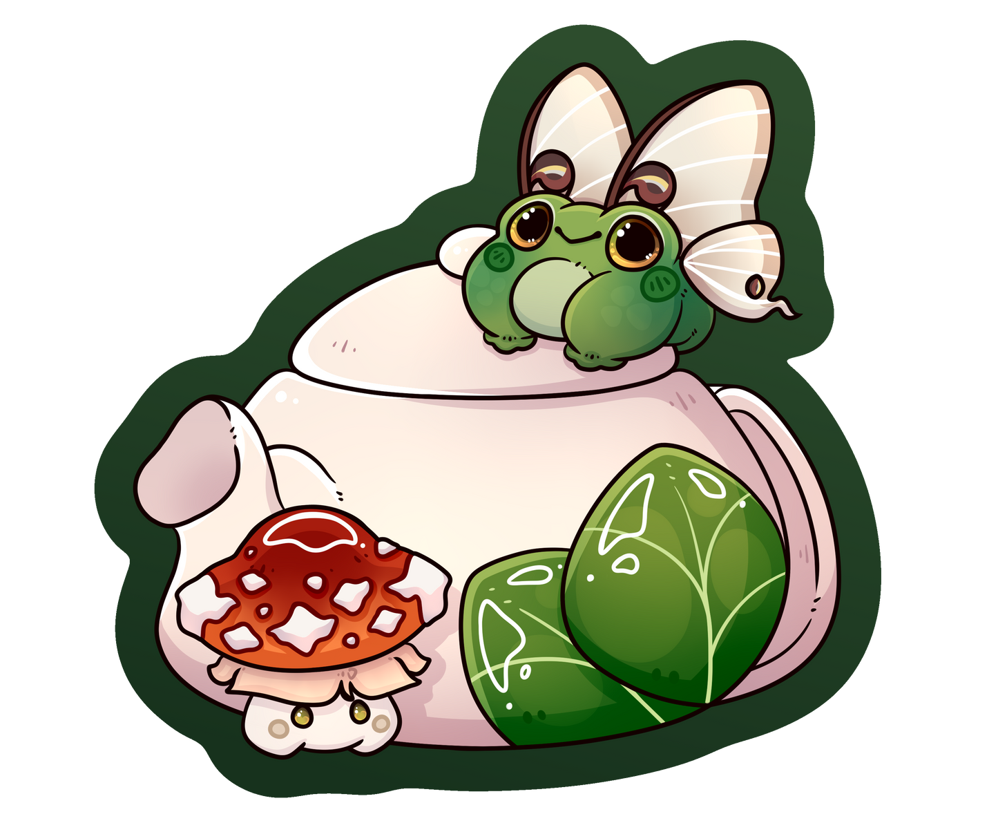 Tea Party Sticker | Pond & Sorrel & Teapot
