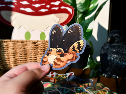 Frog Fairy Sticker | European Common Frog ◦ Death's-Head Hawkmoth