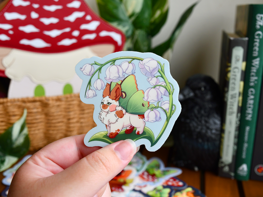 Fairy Sticker | Luna Moth Bunny Fairy