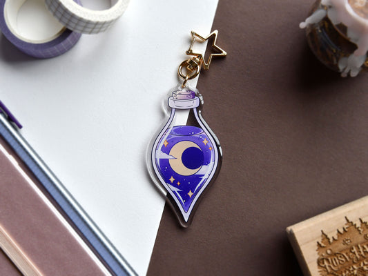 Lunar Witch Potion Acrylic Charm